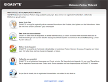 Tablet Screenshot of partner.gigabyte.de