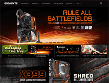 Tablet Screenshot of ca.gigabyte.com