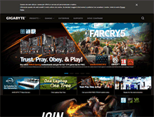 Tablet Screenshot of it.gigabyte.com