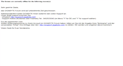 Desktop Screenshot of mbforum.gigabyte.de